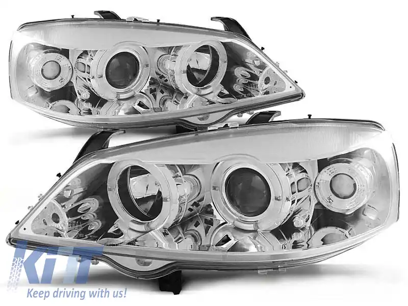 Set de faruri tuning potrivit pentru OPEL ASTRA G 09.1997-02.2004, stânga și dreapta