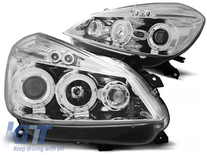 Set de faruri tuning potrivit pentru RENAULT CLIO 3 2005-2009, stânga și dreapta