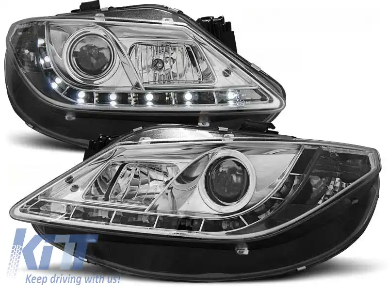 Set de faruri tuning potrivit pentru SEAT IBIZA 6J după 06.2008, stânga și dreapta