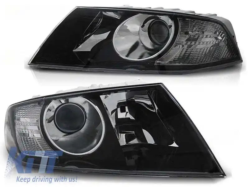 Set de faruri tuning potrivit pentru SKODA OCTAVIA 2004-2008, stânga și dreapta