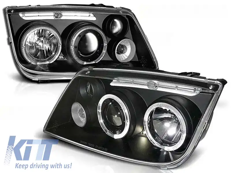 Set de faruri tuning potrivit pentru VW BORA 09.1998-07.2005, stânga și dreapta