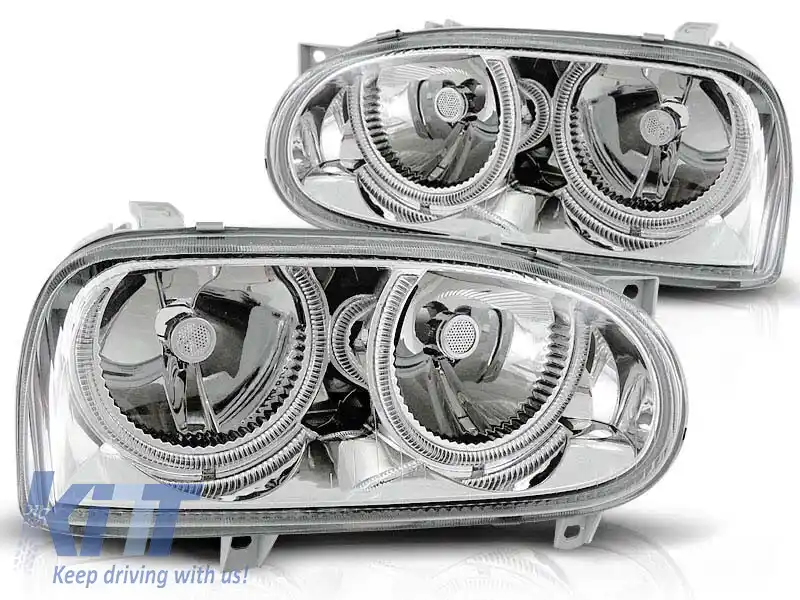 Set de faruri tuning potrivit pentru VW GOLF 3 09.1991-08.1997, stânga și dreapta