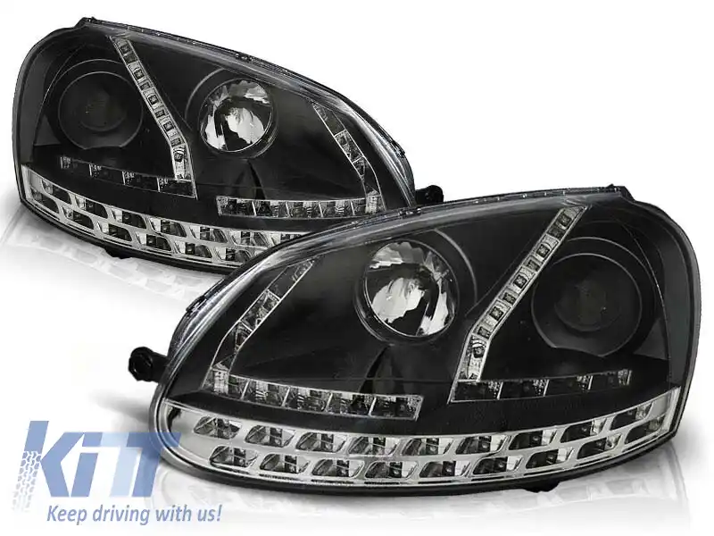 Set de faruri tuning potrivit pentru VW GOLF 5 2003-2008, stânga și dreapta