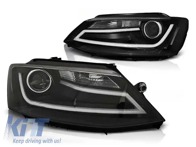 Set de faruri tuning potrivit pentru VW JETTA VI după 01.2011, stânga și dreapta