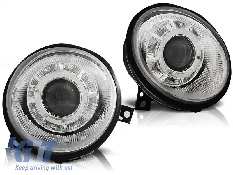Set de faruri tuning potrivit pentru VW LUPO 1998-2005, stânga și dreapta
