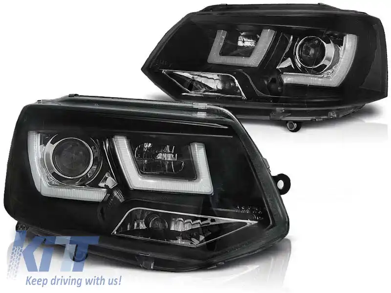 Set de faruri tuning potrivit pentru VW T5 2010-2015, stânga și dreapta