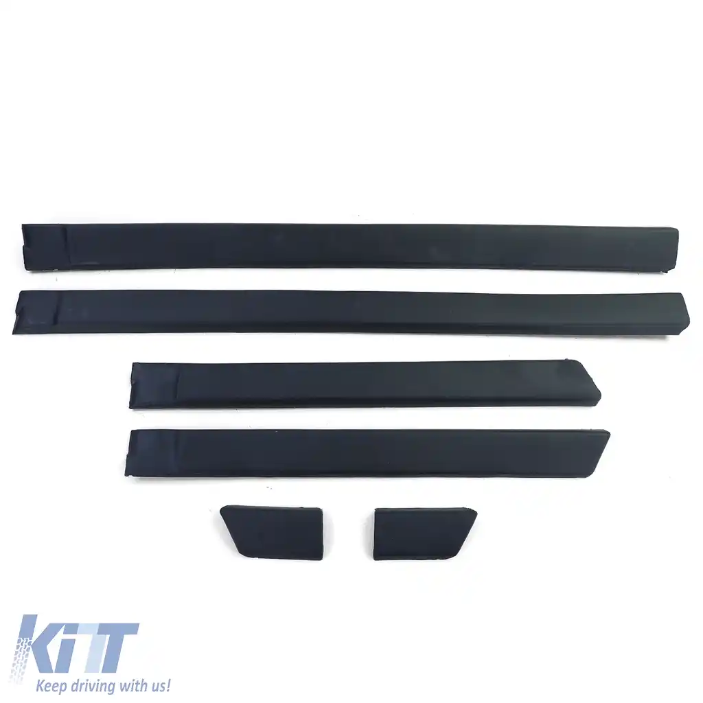 Set de garnituri de ușă late 6 piese, potrivit pentru VW Golf 2 87-92 4 uși-image-6201825