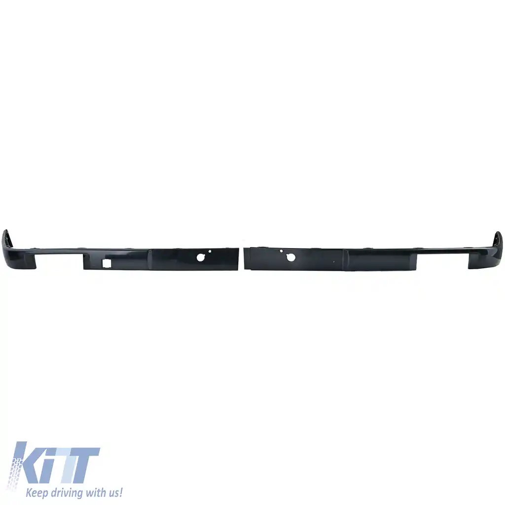 Set de garnituri pentru bara de protecție față dreapta stânga negru lucios, potrivit pentru BMW Seria 3 E30 87-94-image-6202650