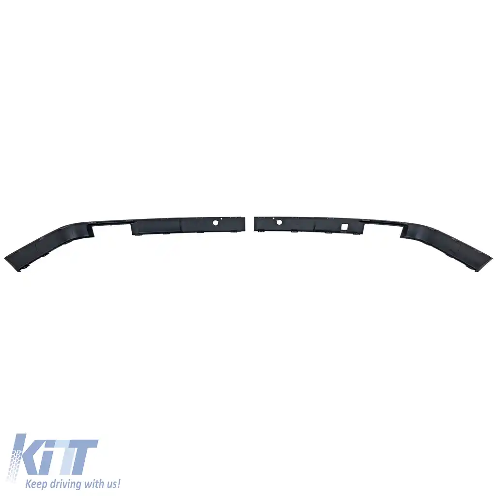 Set de garnituri pentru bara de protecție față dreapta stânga negru lucios, potrivit pentru BMW Seria 3 E30 87-94-image-6202653