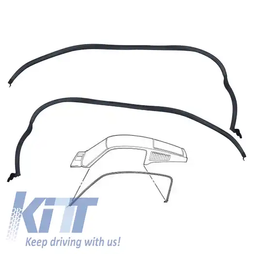 Set de garnituri pentru marginea acoperișului, potrivit pentru Ford Mustang 67-68 Fastback