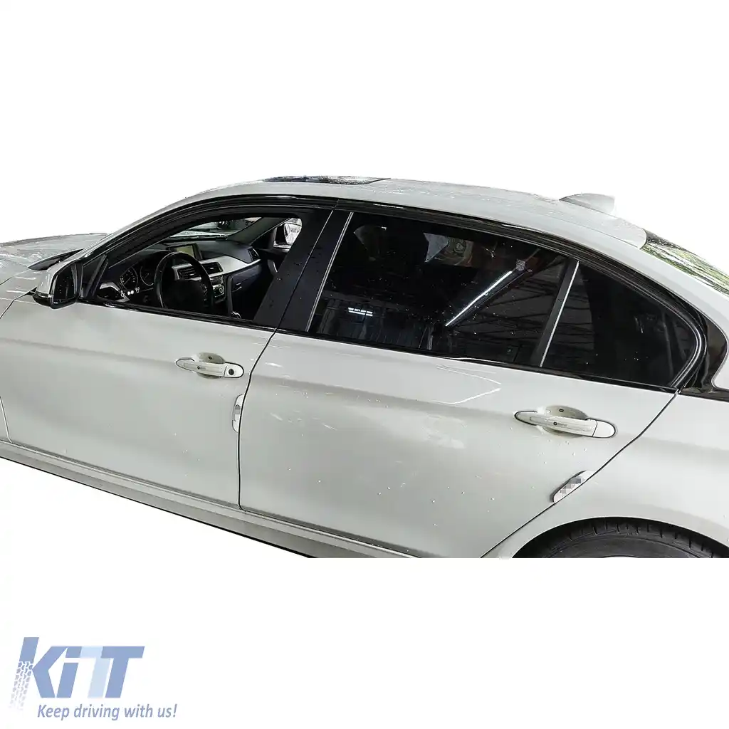 Set de garnituri Shadow Line Negru potrivit pentru BMW Seria 3 F30 Sedan 11-18-image-6208042