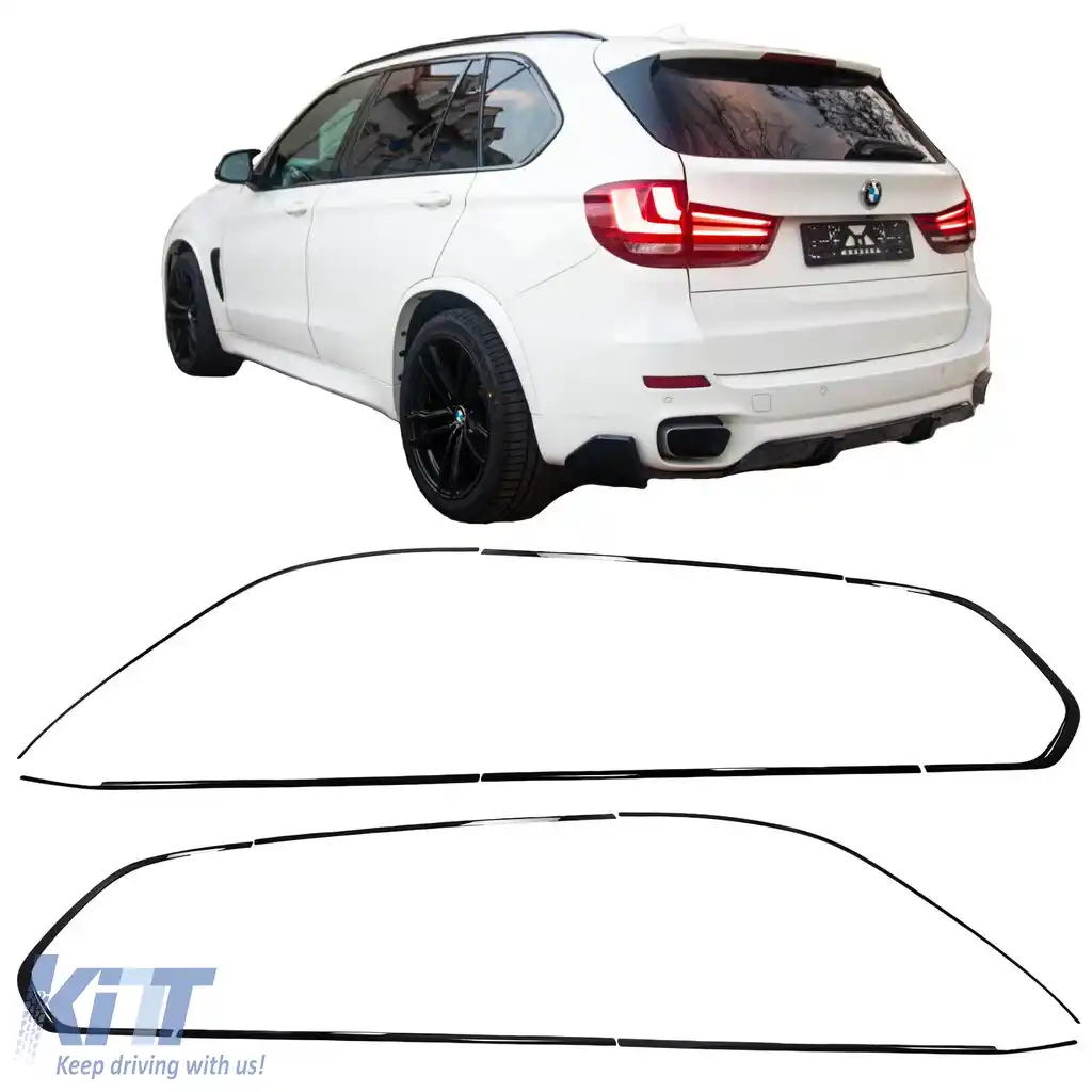 Set de garnituri Shadow Line negru potrivit pentru BMW X5 F15 13-18