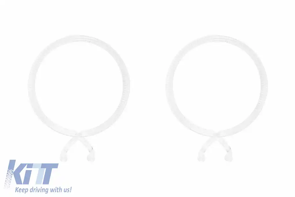 Set de ghiduri de lumină potrivit pentru inel mare pe BMW X1 E84 2013-2015 pentru modelul cu faruri xenon, stânga și dreapta