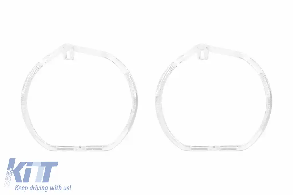 Set de ghiduri de lumină potrivit pentru inel mic pe BMW X1 F48 2016-2020 pentru modelul cu faruri xenon, stânga și dreapta