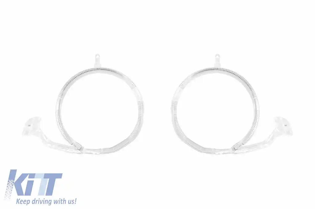 Set de ghiduri de lumină potrivit pentru inel mare pe BMW Seria 3 E90 sedan, E91 touring 2008-2012, stânga și dreapta