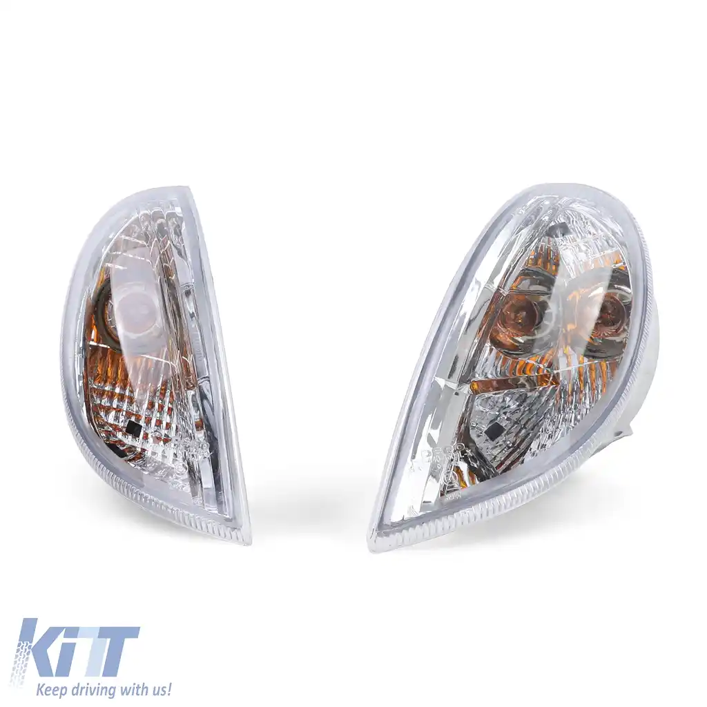 Set de indicatoare din sticlă clară cu becuri, potrivit pentru Mercedes SLK R170 1996-2004-image-6194623