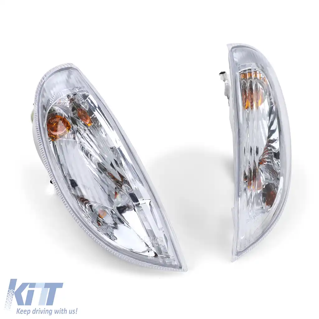 Set de indicatoare din sticlă clară cu becuri, potrivit pentru Mercedes SLK R170 1996-2004-image-6194625