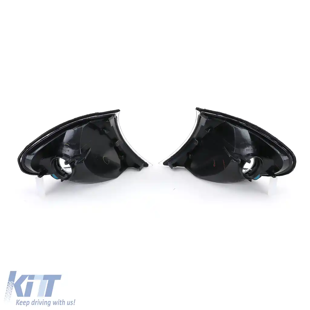 Set de indicatoare din sticlă clară cu crom, potrivit pentru BMW Seria 3 E46 Sedan Touring 01-05-image-6195253