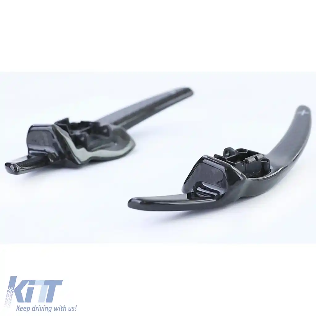 Set de înlocuire a paletelor de schimbare din carbon real pentru VW Golf 6 08-12-image-6198889