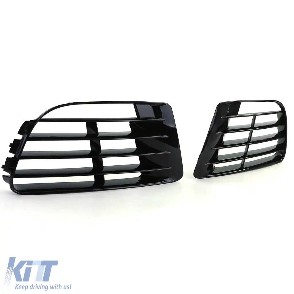 Set de inserții din plasă pentru grila de bumper, potrivit pentru Golf 6 09-12 cu bumper R20-image-6193427