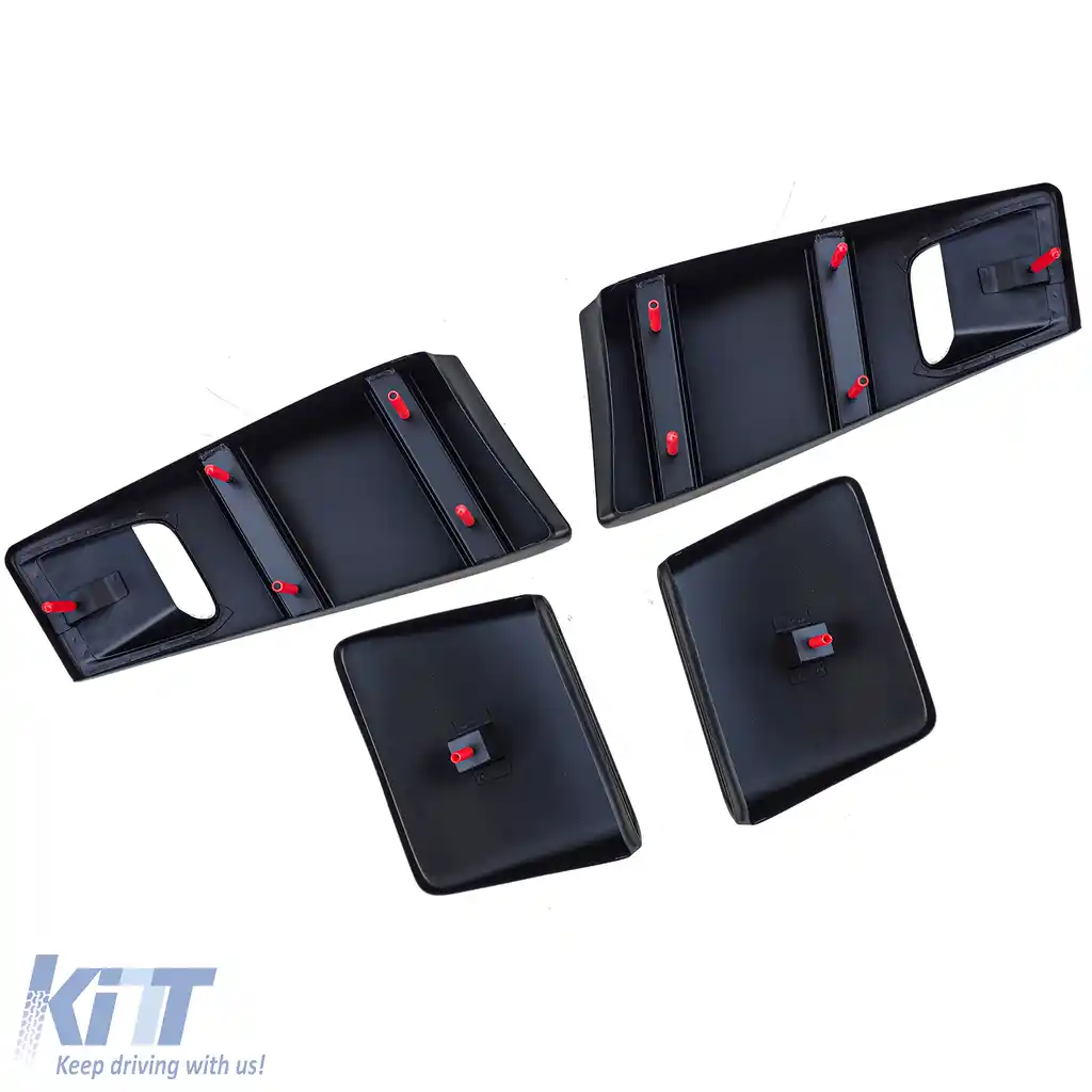 Set de jaluzele pentru peretele lateral din spate și stâlpul C pentru Ford Mustang 67-68 Fastback-image-6258027