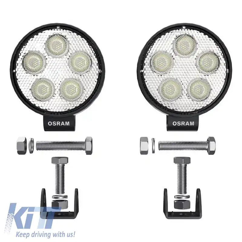 Set de lămpi de lucru Osram Rotund VX70-SP 5 Led 12 / 24 Volți 20W LEDWL102-SP-image-6290279