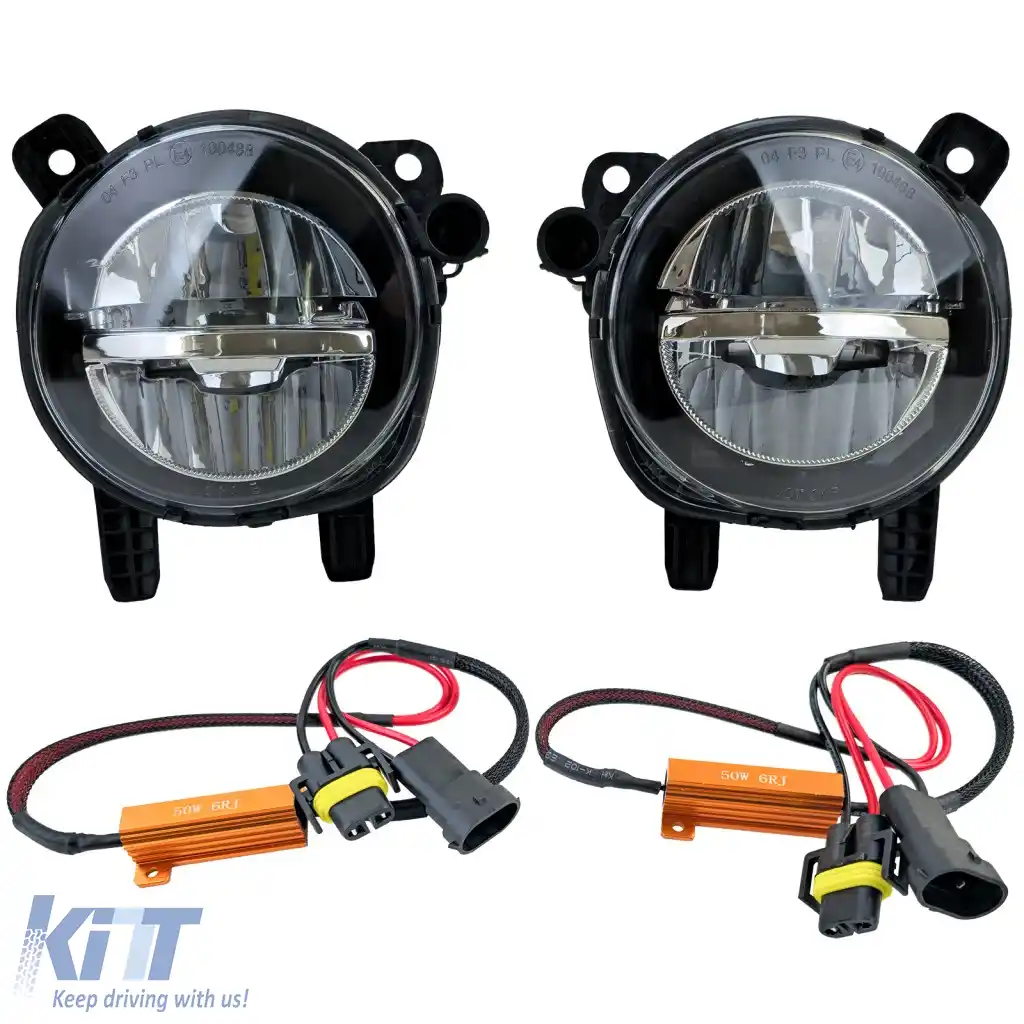 Set de lumini de ceață LED potrivit pentru BMW Seria 1 F20 F21 Seria 3 F30 F31 F34 Seria 4 F32 F33 F36