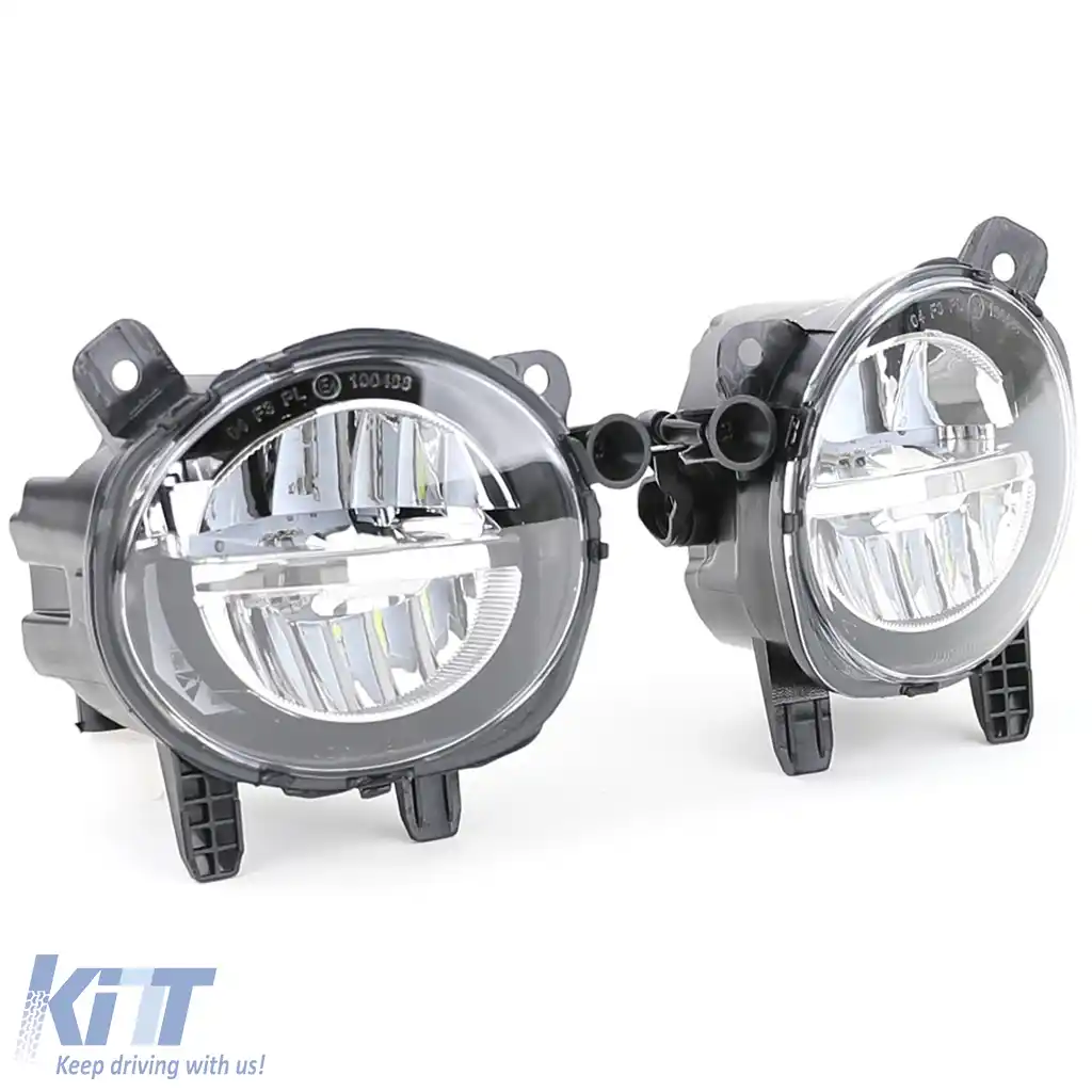 Set de lumini de ceață LED potrivit pentru Seria 1 BMW F20 F21, Seria 3 F30 F31 F34, Seria 4 F32 F33 F36-image-6257771