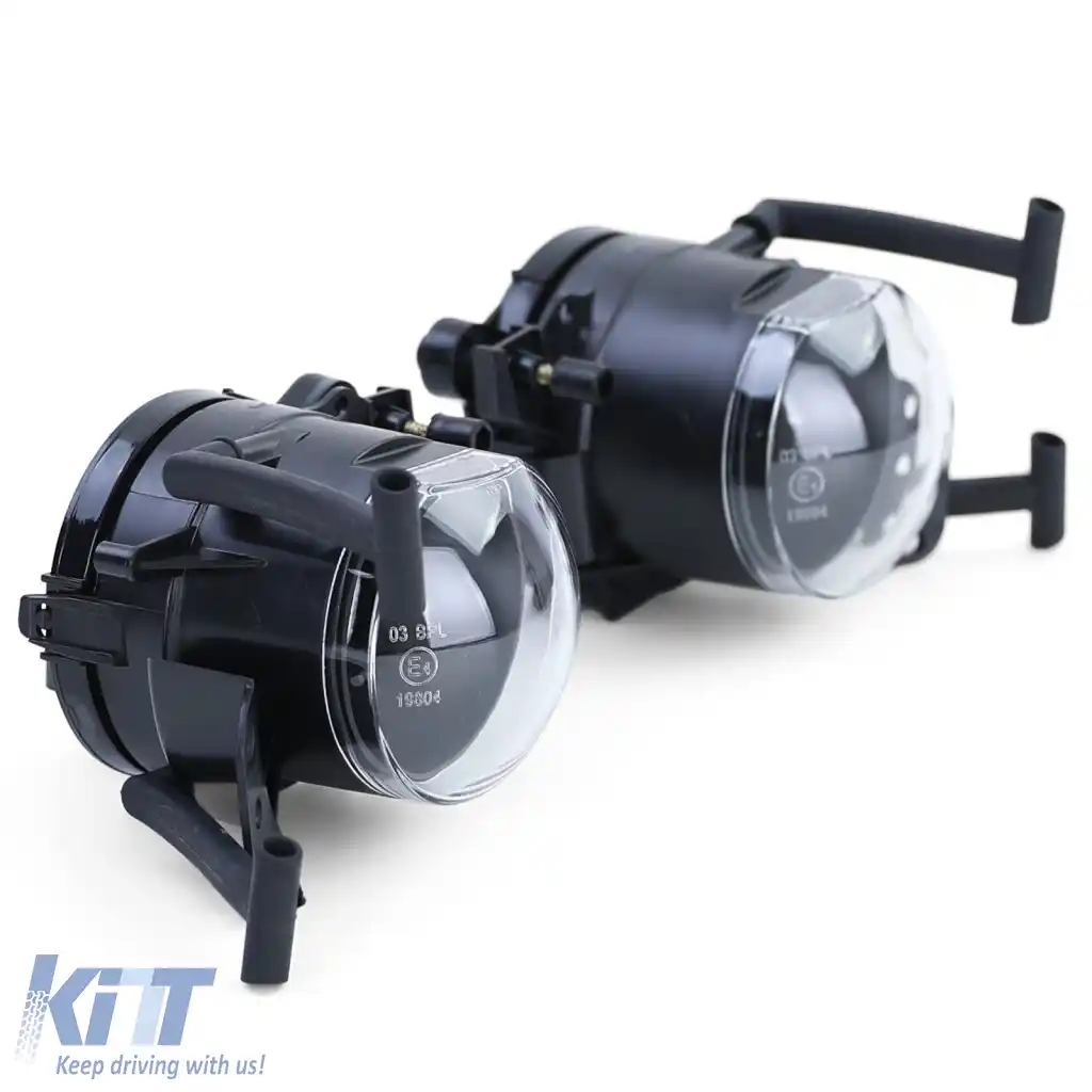 Set de lumini de ceață potrivit pentru BMW Seria 5 E60 E61 03-10 cu bara de protecție M-image-6276618