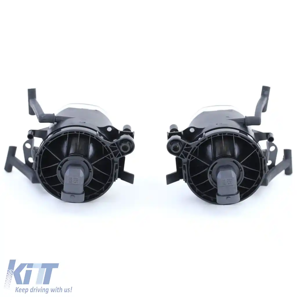 Set de lumini de ceață potrivit pentru BMW Seria 5 E60 E61 03-10 cu bara de protecție M-image-6276620