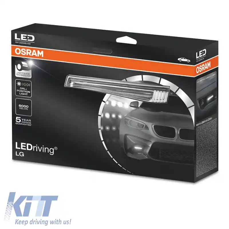 image-1-Set de lumini de zi DRL Universal LEDriving LG CL-15 12Volți 15 Watt Osram LEDDRL102 2 bucăți