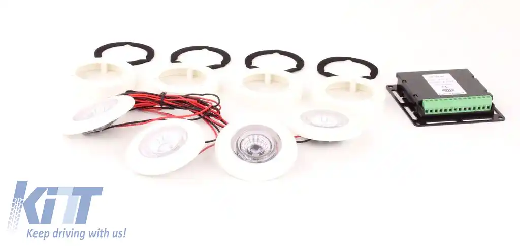 Set de lumini interioare Hella Celis pentru autocar SpotLED alb universal 9-32 multivolt