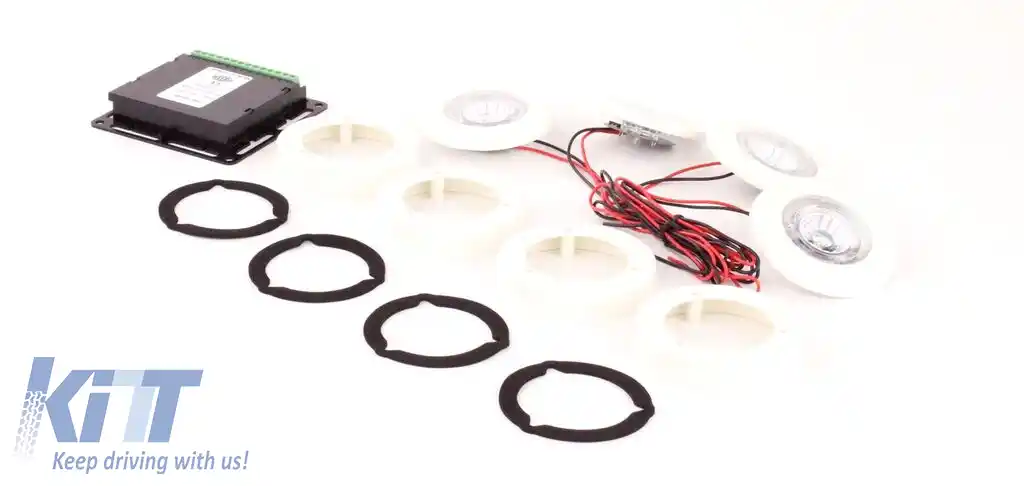 Set de lumini interioare Hella Celis pentru autocar SpotLED alb universal 9-32 multivolt-image-6206149