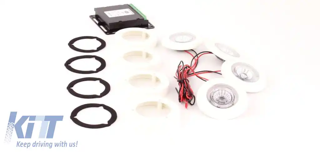 Set de lumini interioare Hella Celis pentru autocar SpotLED alb universal 9-32 multivolt-image-6206150