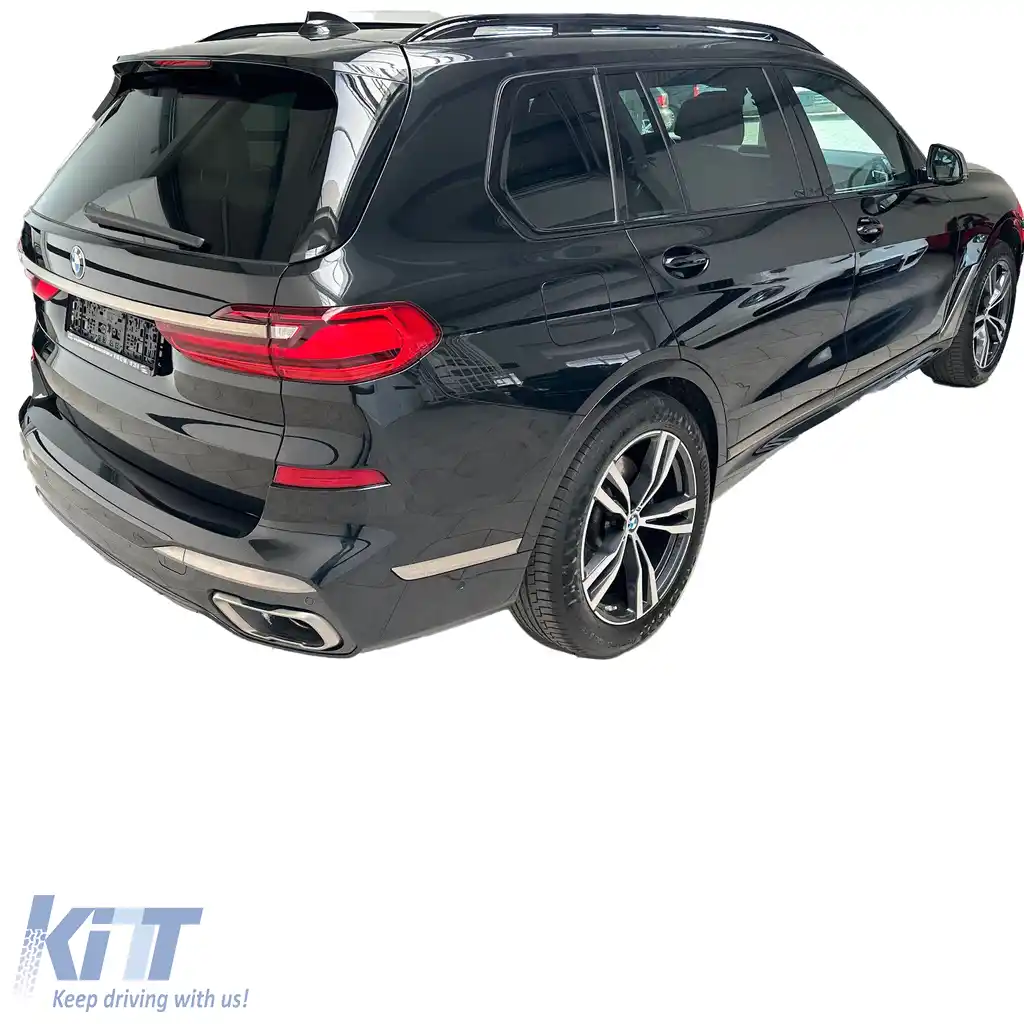 Set de mânere de linie Shadow Gloss Black potrivit pentru BMW X7 G07 din 2019-image-6202626
