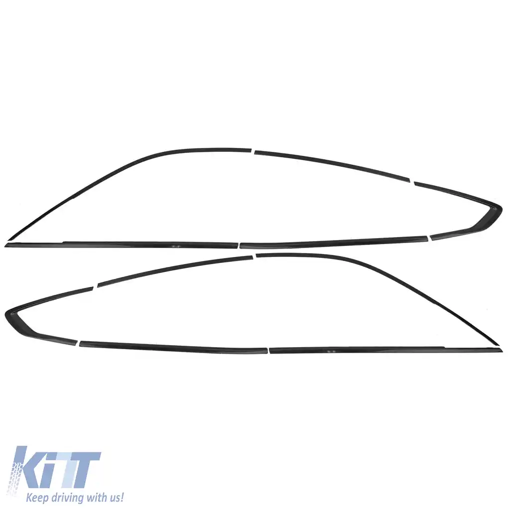 Set de mânere de linie Shadow Gloss Black potrivit pentru BMW X6 G06 din 2019-image-6208791