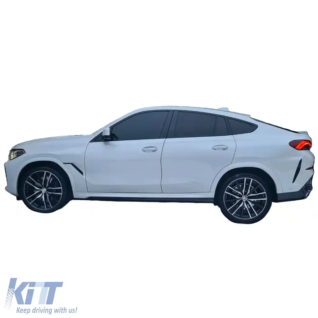 Set de mânere de linie Shadow Gloss Black potrivit pentru BMW X6 G06 din 2019-image-6208794