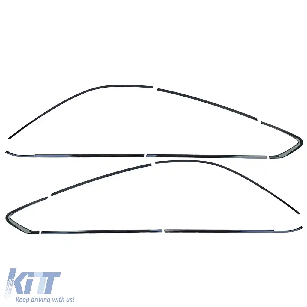 Set de mânere de linie Shadow Gloss Black potrivit pentru BMW X6 F16 14-19-image-6210768