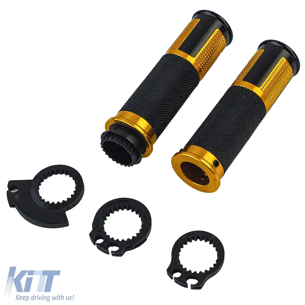 Set de manere din aluminiu pentru motocicletă Gripuri de ghidon 