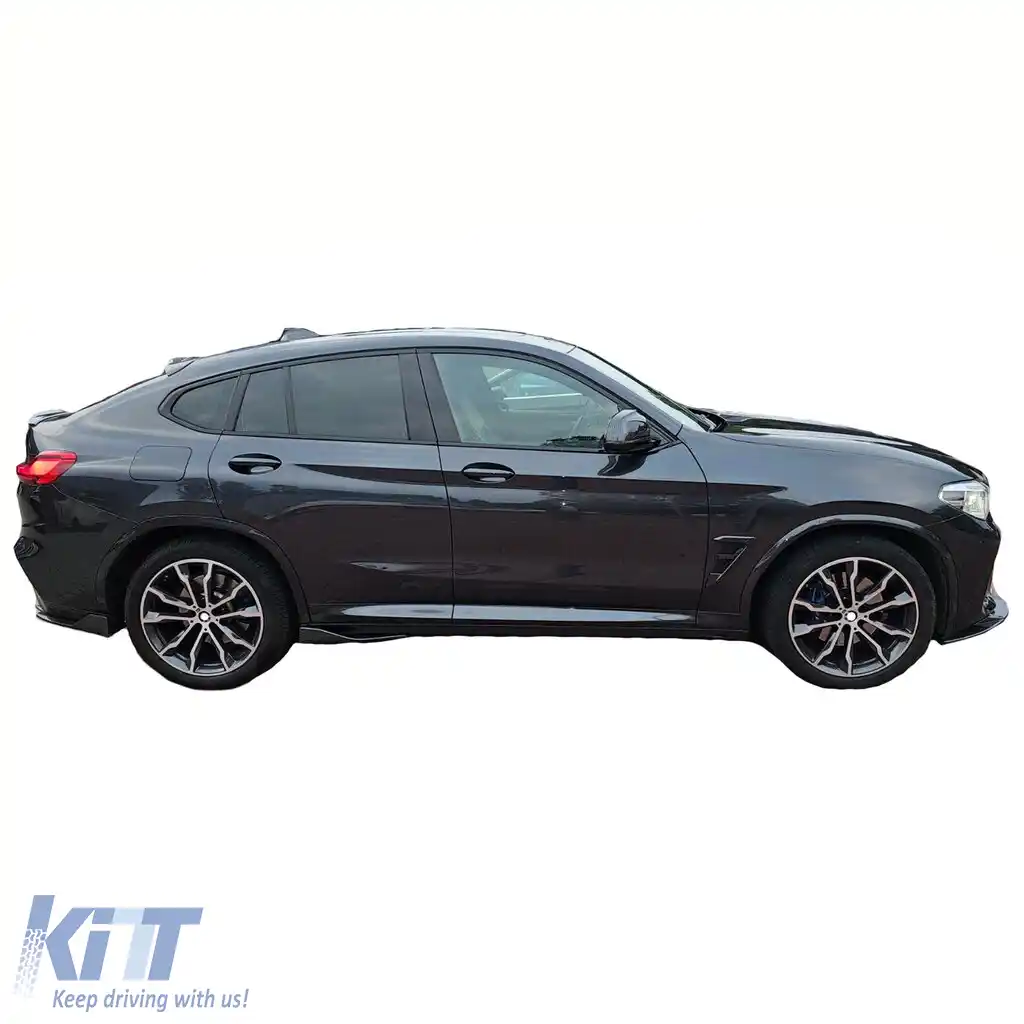 Set de margini Shadow Line Gloss Black potrivit pentru BMW X4 G02 din 2018-image-6204972