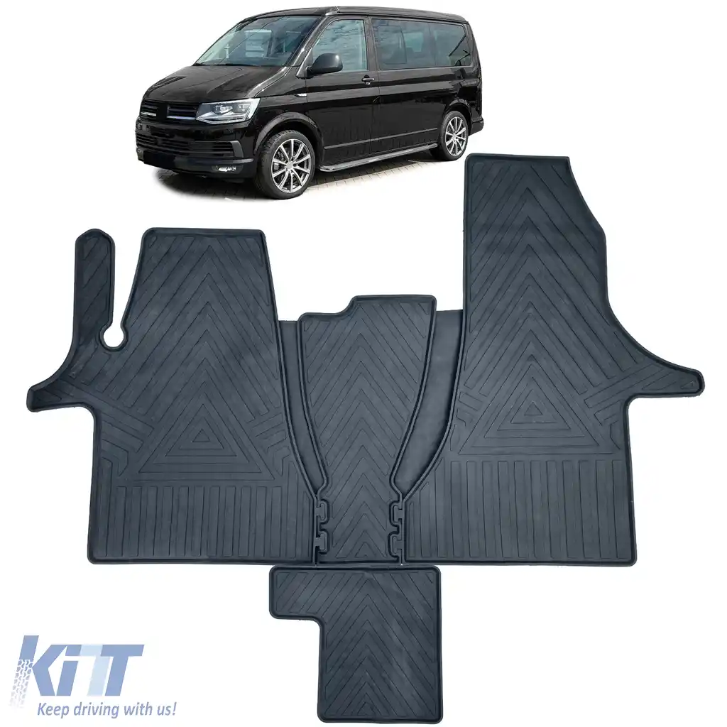 Set de mochete din cauciuc premium, 4 piese, potrivit pentru VW Bus Transporter T6.1 din 2019