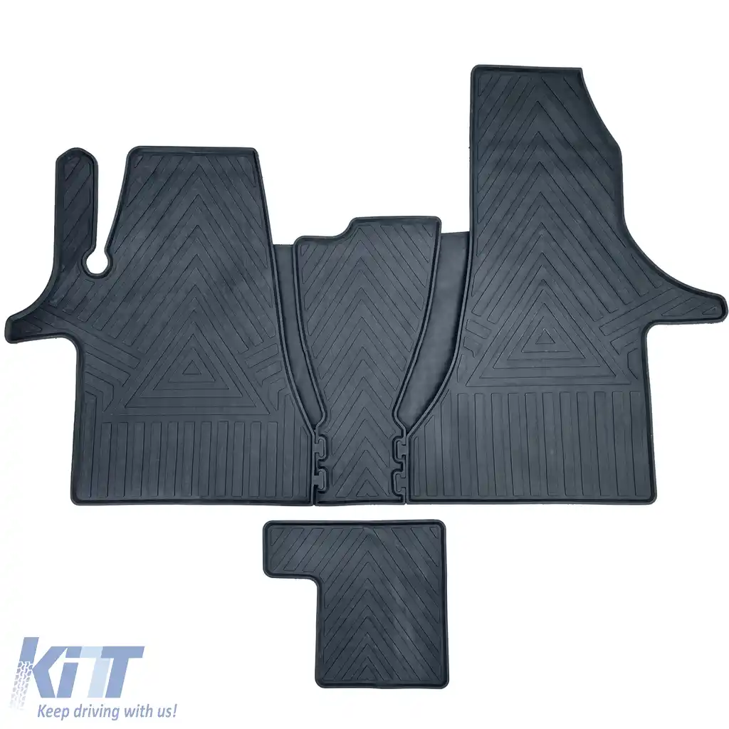 Set de mochete din cauciuc premium, 4 piese, potrivit pentru VW Bus Transporter T6.1 din 2019-image-6207662