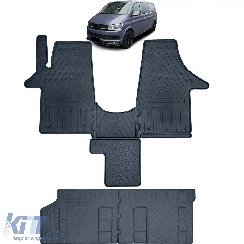 Set de mochete din cauciuc premium, 6 piese, potrivit pentru VW Bus T5 T6 2003-2019