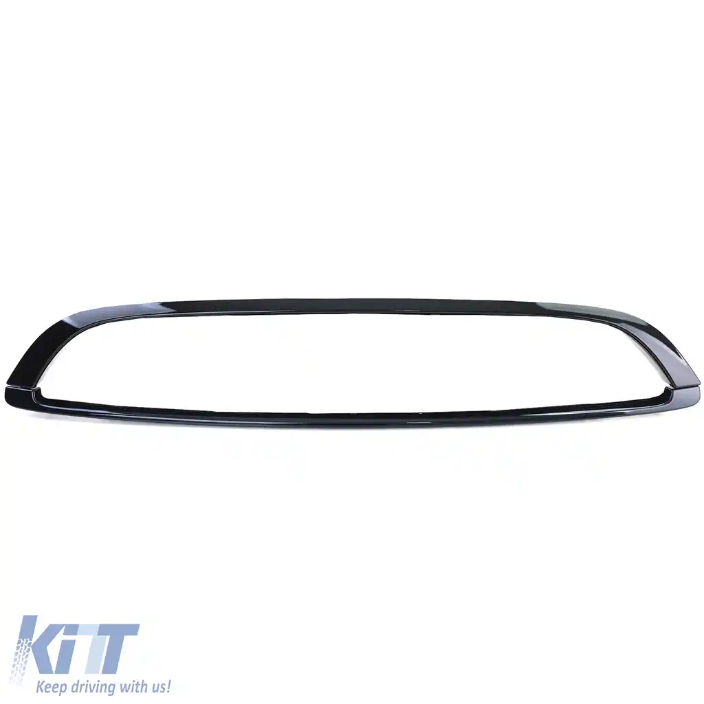 Set de ornament pentru grila radiatorului negru lucios, potrivit pentru Mini One Cooper JCW R56 R57 R58 R59-image-6201780