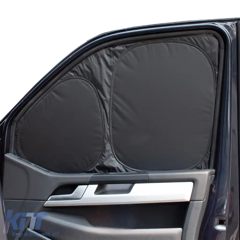 Set de parasolar blackout în 3 piese, potrivit pentru VW Bus Transporter T5 T6 2003-2019-image-6207827