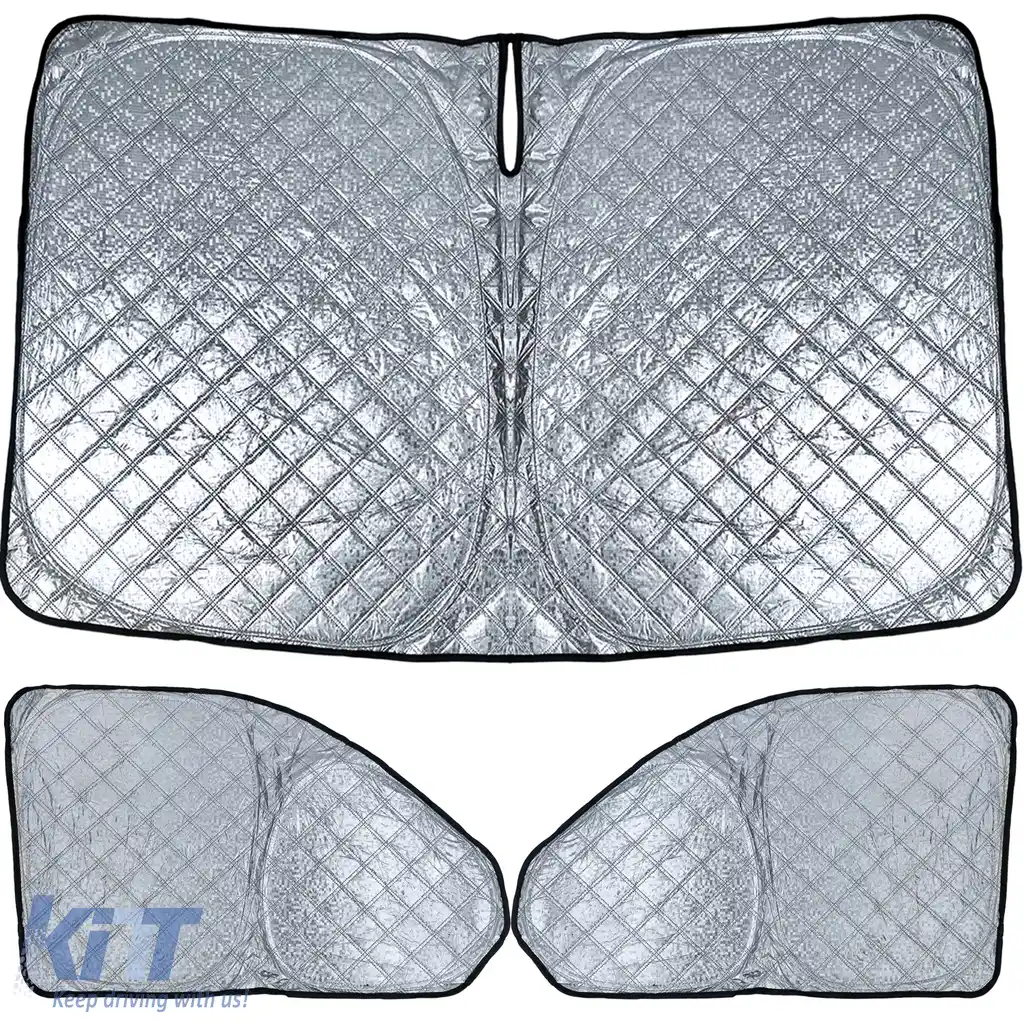 Set de parasolar blackout în 3 piese, potrivit pentru VW Bus Transporter T6.1 din 2019-image-6207830
