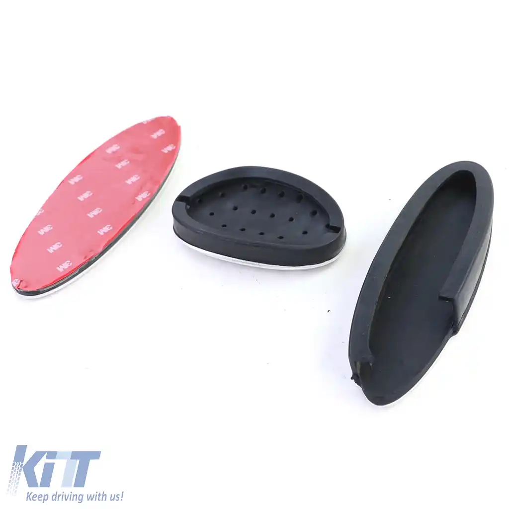 Set de pedale din aluminiu + suport pentru picioare, potrivit pentru Mini One Cooper R55 R56 R57 R58 R59 R60 Automatic-image-6296732