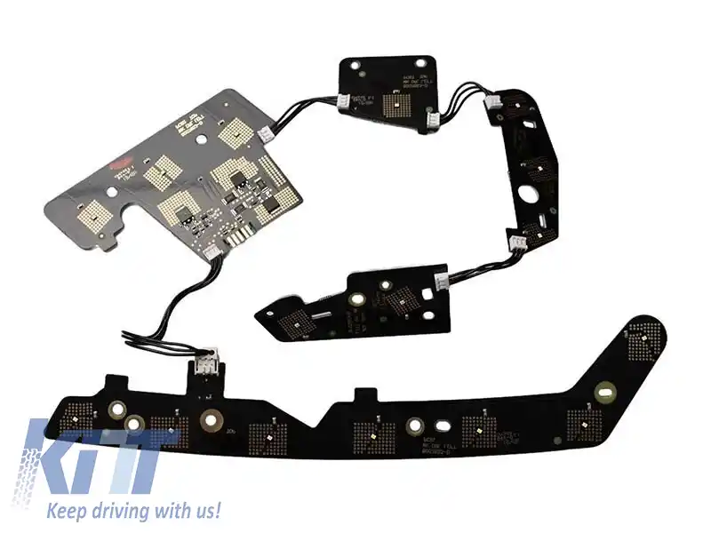 Set de plăci drepte B0008142-C potrivit pentru module DRL pe Jeep Grand Cherokee WK2 2014-2018