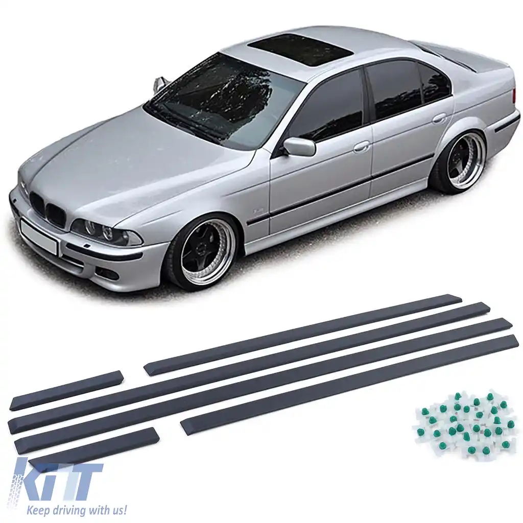 Set de praguri sport fără decupaje pentru embleme, potrivit pentru BMW E39 sedan 95-03