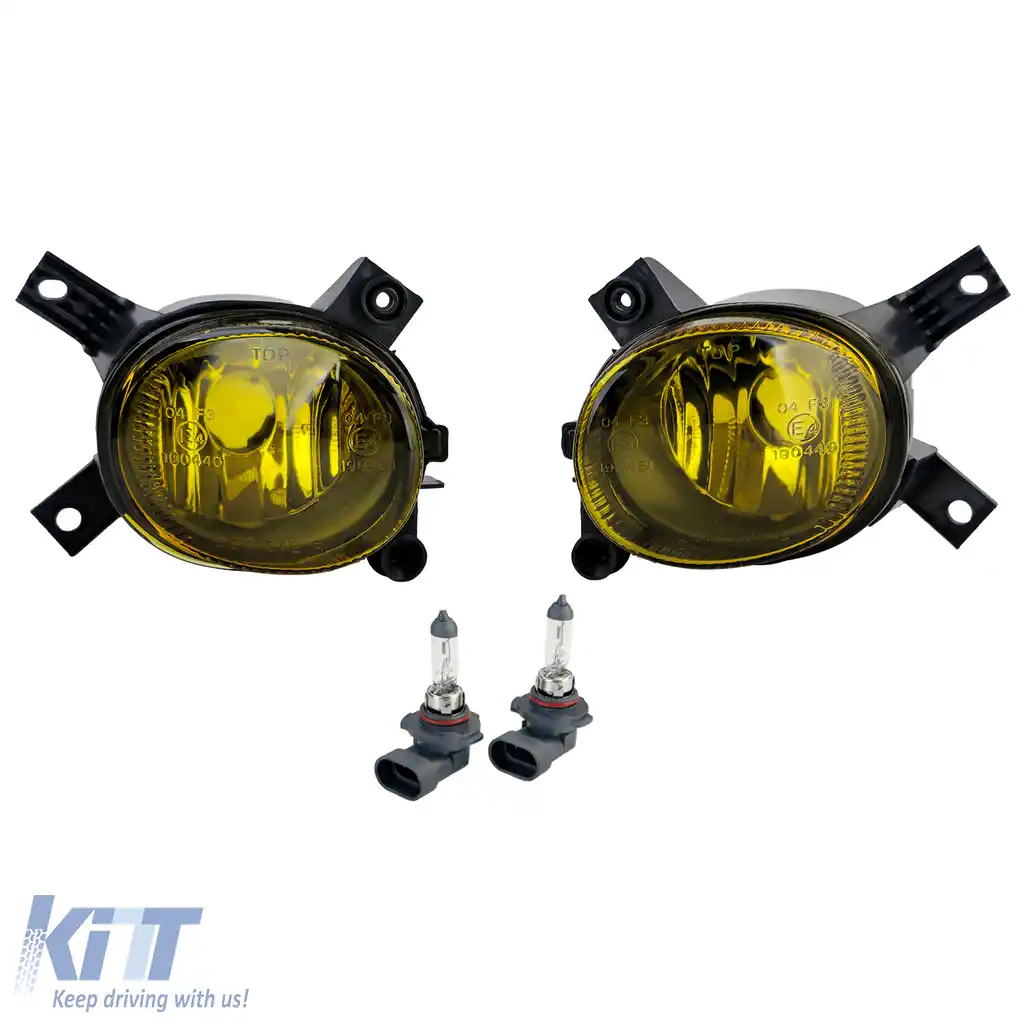 Set de proiectoare cu sticlă clară galbenă, potrivit pentru Audi A3 8P1 8P7 A4 B7 8E B6 8H-image-6197985